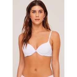 Sutiã Meia Taça Alça Fina Branco - 1031012 - ATELIÊ DA LINGERIE