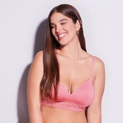 Sutiã Modal Bojo Sem Aro Rosa - 28322 - ATELIÊ DA LINGERIE