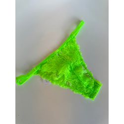 Calcinha String Fio Renda Verde - 3655 - ATELIÊ DA LINGERIE