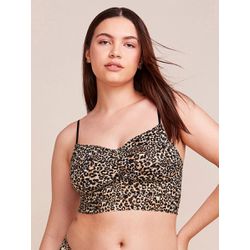 Sutiã Top Alongado Renda Oncinha - 12873 - ATELIÊ DA LINGERIE