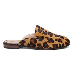 Mule Feminino Clássico em Camurça Animal Print - 1... - Ateliê Mario Mello