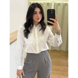 Camisa Melinda Off white - 151 - ATRAKCE