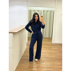 Conjunto Moletinho Azul marinho - 162 - ATRAKCE