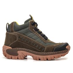 Bota Masculina Adventure Cano Médio em Couro Legít... - NOTORIAN'S SHOP