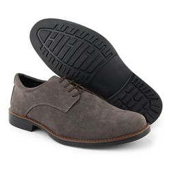 Sapato Oxford Masculino Camurça Premium - Cinza No... - NOTORIAN'S SHOP