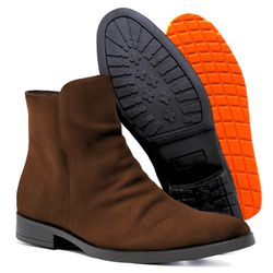 Bota Masculina Shelby em Couro Legitimo - Café - NOTORIAN'S SHOP