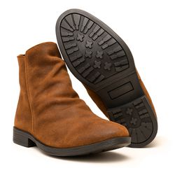 Botina Shelby Masculina Couro Legítimo Nobuck- Gol... - NOTORIAN'S SHOP