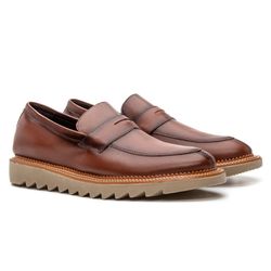 Sapato Loafer Tratorado Masculino Couro Legitimo -... - NOTORIAN'S SHOP