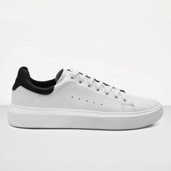 Tenis Masculino Casual Branco Sola Alta Oversize M... - Atria Shoes