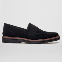 Mocassim Masculino Slip On Loafer Derby em Camurça... - Atria Shoes