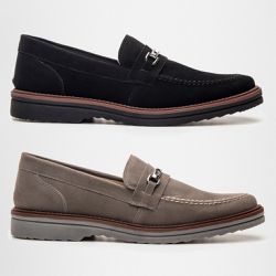Kit 2 Mocassim Masculino Loafer Derby em Camurça -... - Atria Shoes