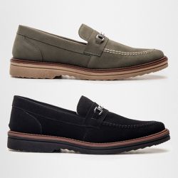 Kit 2 Mocassim Masculino Loafer Derby em Camurça -... - Atria Shoes