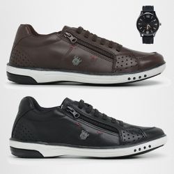 2 Tenis Masculino Casual Ajuste Elástico Leve e Co... - Atria Shoes