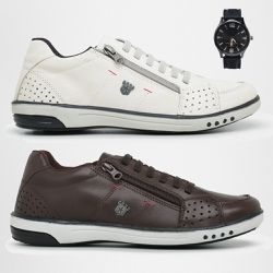 2 Tenis Masculino Casual Ajuste Elástico Leve e Co... - Atria Shoes