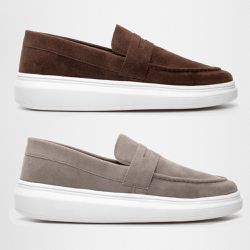 Kit 2 Mocassim Masculino Loafer Derby em Camurça -... - Atria Shoes