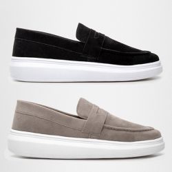 Kit 2 Mocassim Masculino Loafer Derby em Camurça -... - Atria Shoes