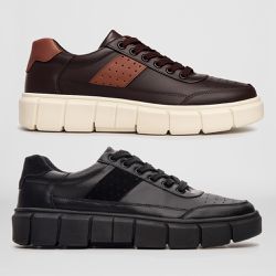 Kit 2 Pares de Tenis Oversized Sneaker Masculino -... - Atria Shoes
