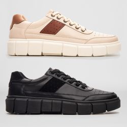 Kit 2 Pares de Tenis Oversized Sneaker Masculino -... - Atria Shoes
