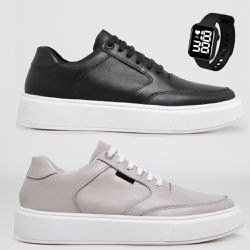 2 Tenis Masculino Casual Sola Reta Leve e Confort ... - Atria Shoes