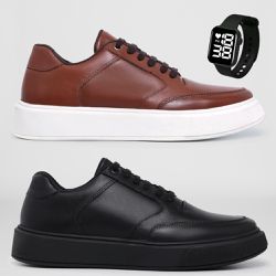 2 Tenis Masculino Casual Sola Reta Leve e Confort ... - Atria Shoes