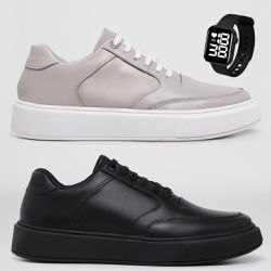 2 Tenis Masculino Casual Sola Reta Leve e Confort ... - Atria Shoes