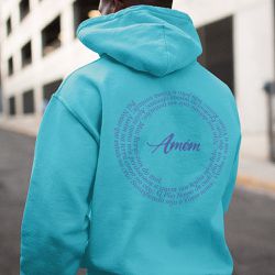 Moletom Canguru Oração Pai Nosso - Aurora Clothing