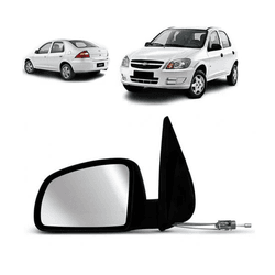 Retrovisor Celta e Prisma 2007 a 2012 Esquerdo com... - Avenida Acessorios