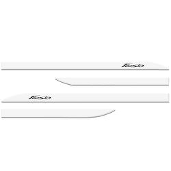 Kit Friso Lateral Ford Fiesta 2013 a 2019 Branco A... - Avenida Acessorios