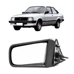 Retrovisor Chevette 1987 a 1990 Esquerdo com Contr... - Avenida Acessorios