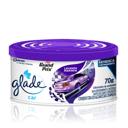 Aromatizador Para Carros Glade Car Lavanda 70g - Avenida Acessorios