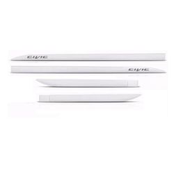 Kit Friso Lateral New Civic 2012 a 2016 Branco Taf... - Avenida Acessorios