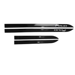 Kit Friso Lateral Novo Palio 2012 a 2017 Preto Vul... - Avenida Acessorios