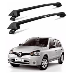 Rack de Teto New Wave Preto Clio e Symbol 4 Portas... - Avenida Acessorios