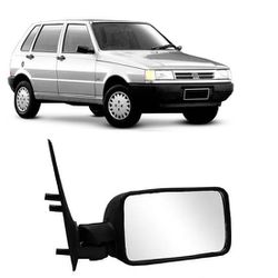 Retrovisor Fiat Uno 1985 a 2000 2 ou 4 Portas Dire... - Avenida Acessorios