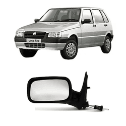 Retrovisor Fiat Uno Fire 2001 a 2005 4 Portas com ... - Avenida Acessorios