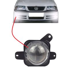 FAROL AUX. GOL 99/2003 GIII FASE II C/ PROJETOR D... - Avenida Acessorios