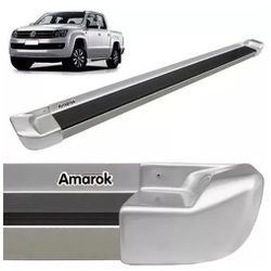 Estribo Lateral Amarok Cabine Dupla 2011 a 2020 Pr... - Avenida Acessorios