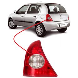 Lanterna Traseira Clio Hatch 2002 a 2010 Esquerdo ... - Avenida Acessorios