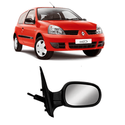 Retrovisor Clio 2000 a 2012 Direito com Controle R... - Avenida Acessorios