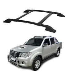 Bagageiro Hilux 2005 a 2015 Cabine Dupla Preto CCF - Avenida Acessorios