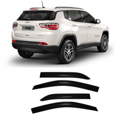 Calha de Chuva Defletor Compass 2017 a 2023 4 Port... - Avenida Acessorios