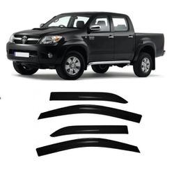 Calha de Chuva Defletor Hilux Cabine Dupla 2005 a ... - Avenida Acessorios
