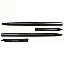 Kit Friso Lateral HRV Preto Cristal Com Friso Crom... - Avenida Acessorios