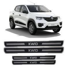 Soleira Porta Kwid Resinado Premium Preto URA - Avenida Acessorios