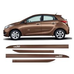 Kit Friso Lateral Slim HB20 Bronze Terra Sean Car - Avenida Acessorios