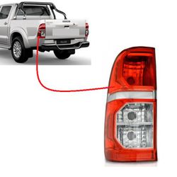 Lanterna Traseira Hilux SRV 2012 a 2015 Bicolor Es... - Avenida Acessorios