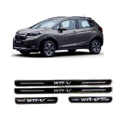 Soleira Porta WRV Resinado Premium Preto URA - Avenida Acessorios