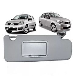Quebra Sol Clio 1999 a 2016 e Symbol 2009 a 2013 D... - Avenida Acessorios