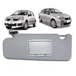 Quebra Sol Clio 1999 a 2016 e Symbol 2009 a 2013 E... - Avenida Acessorios