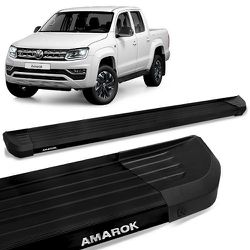 Estribo Lateral Amarok Cabine Dupla 2010/ Aluminiu... - Avenida Acessorios